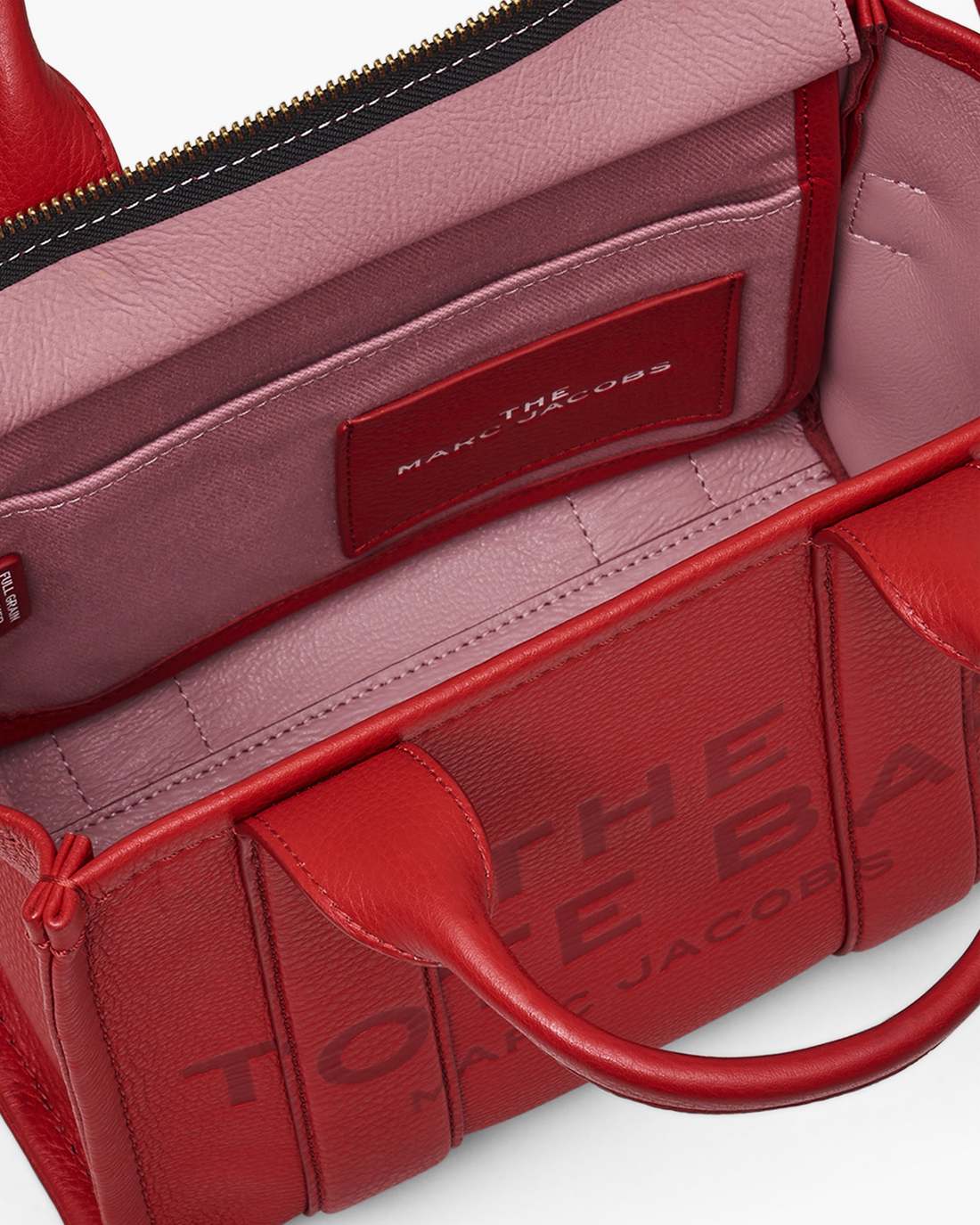 Marc Jacobs Everyday - The Leather Small Tote Bag True Red