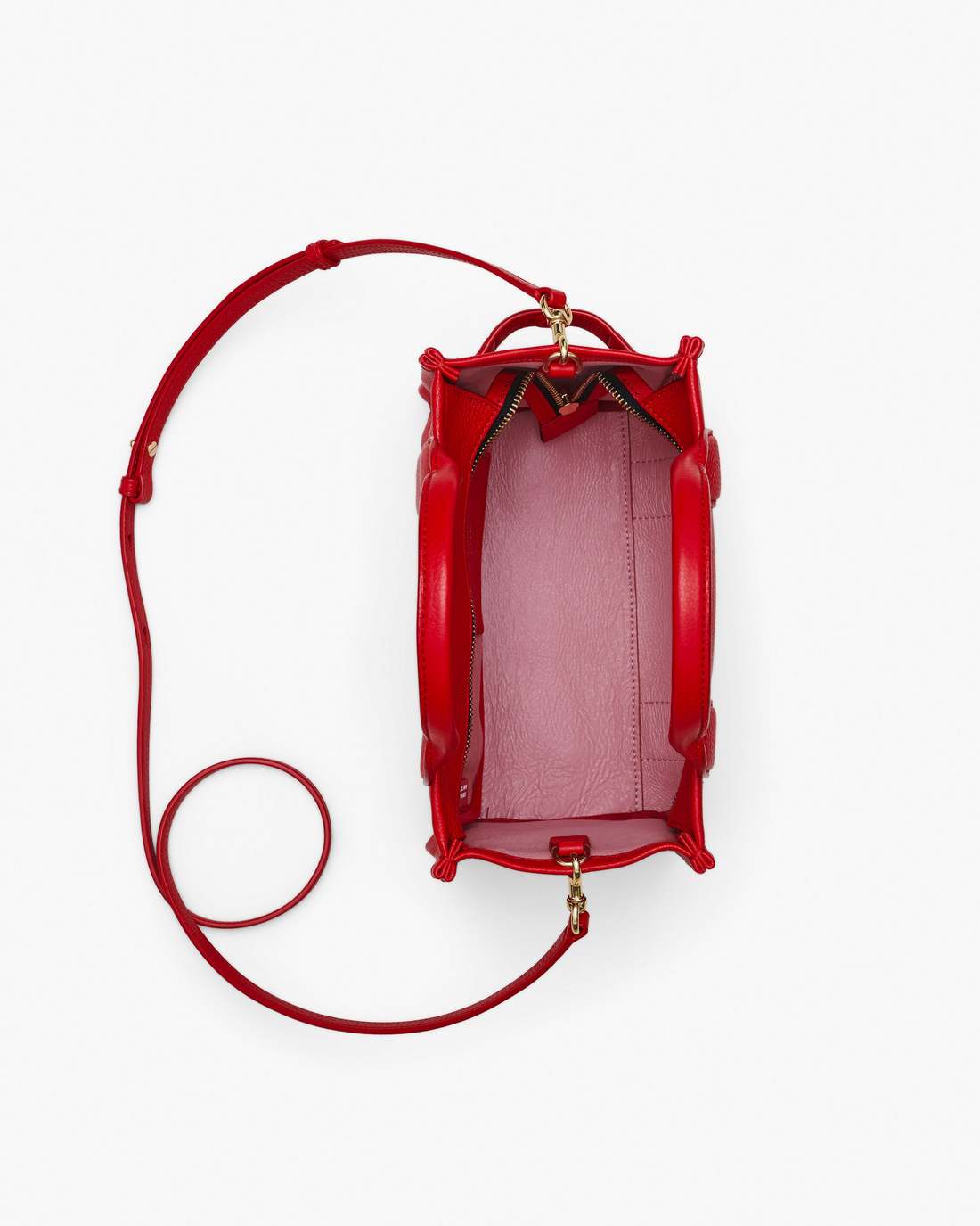 Marc Jacobs Everyday - The Leather Small Tote Bag True Red