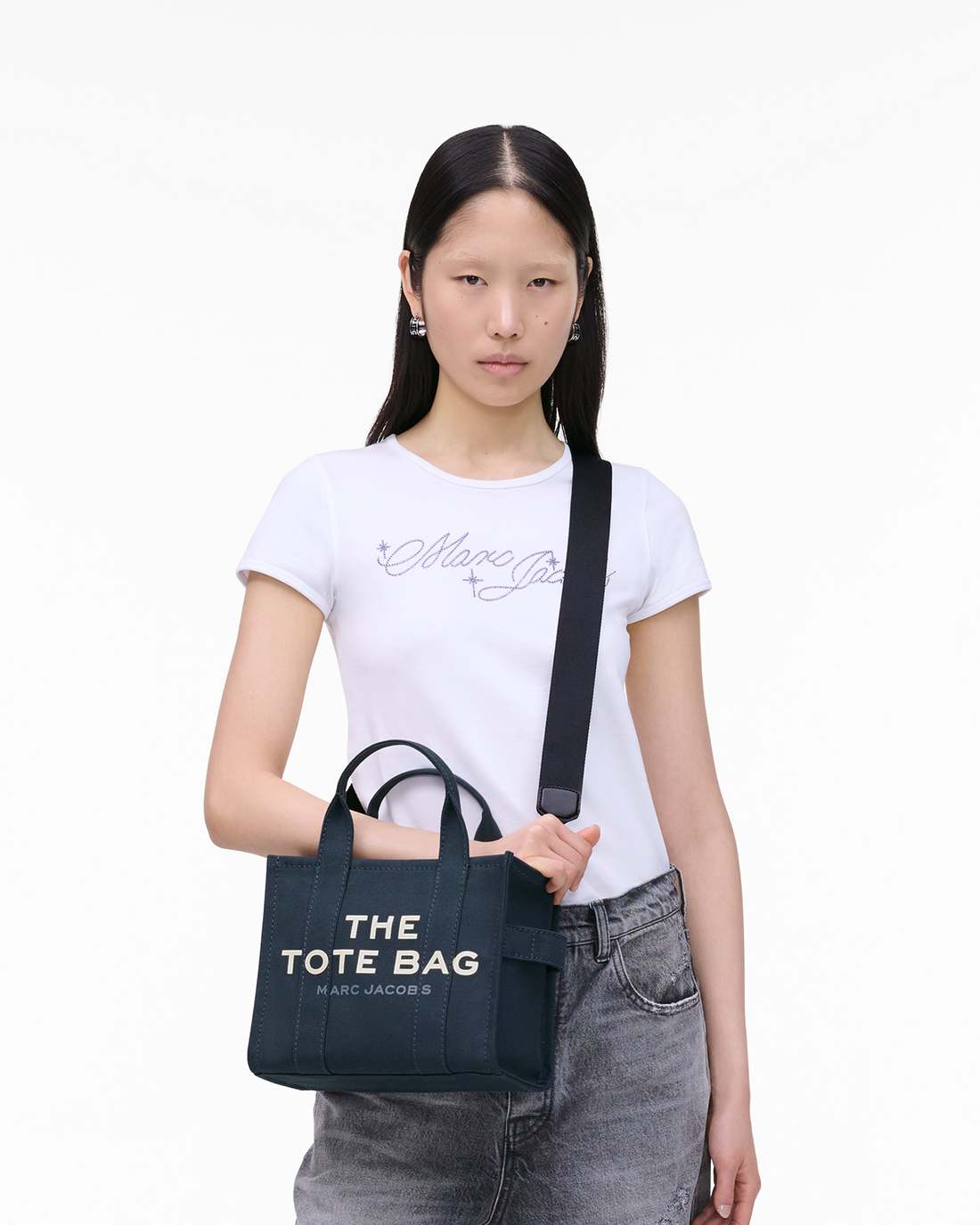 Marc Jacobs Great Value - The Canvas Small Tote Bag Blue Sea
