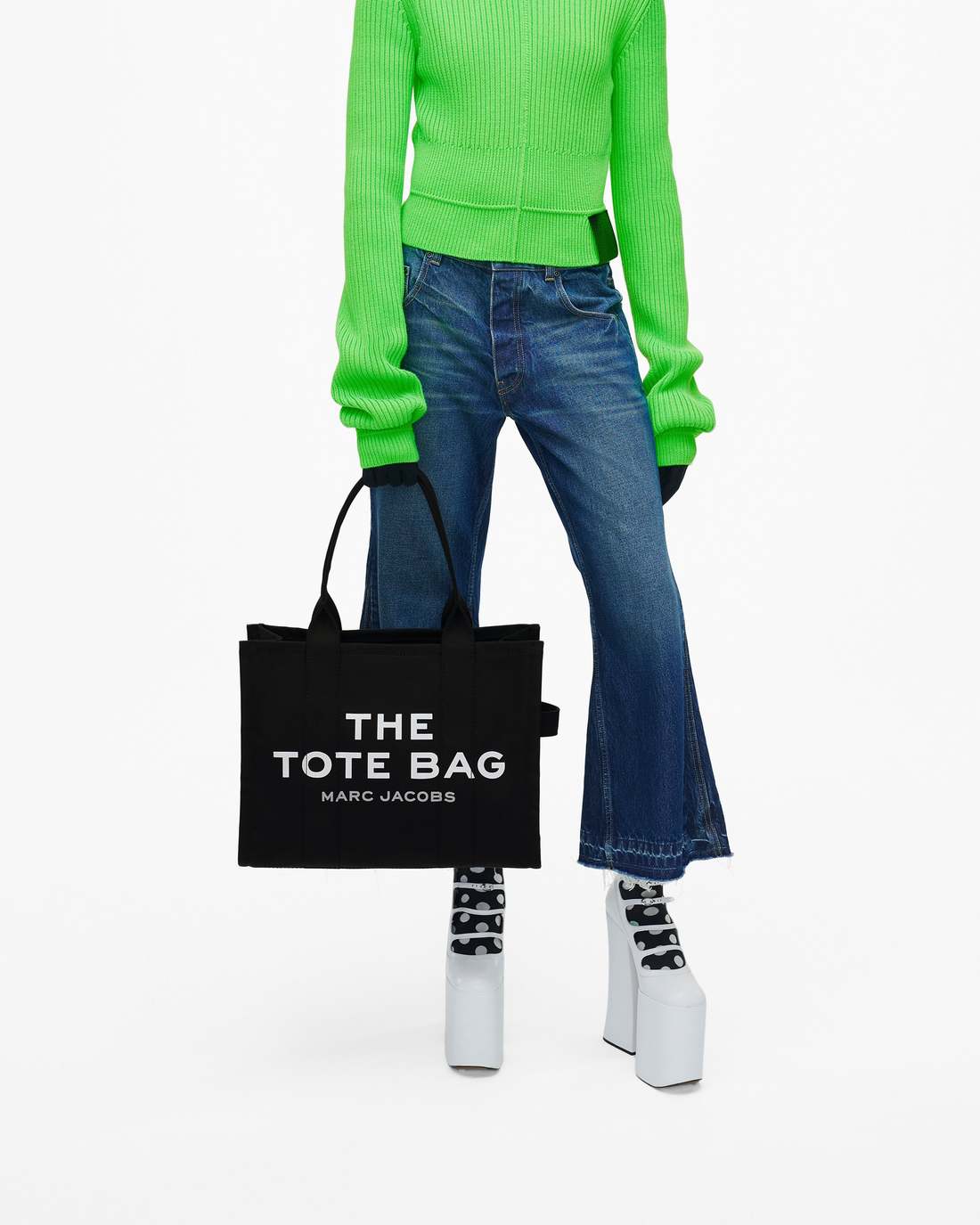 Marc Jacobs Signature - The Canvas Large Tote Bag Black