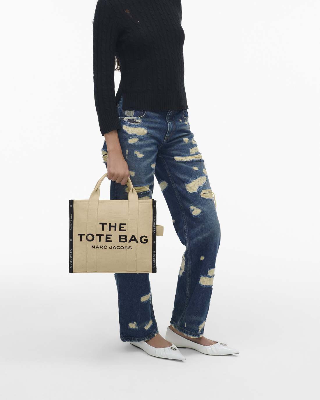 Marc Jacobs Signature - The Jacquard Medium Tote Bag Warm Sand