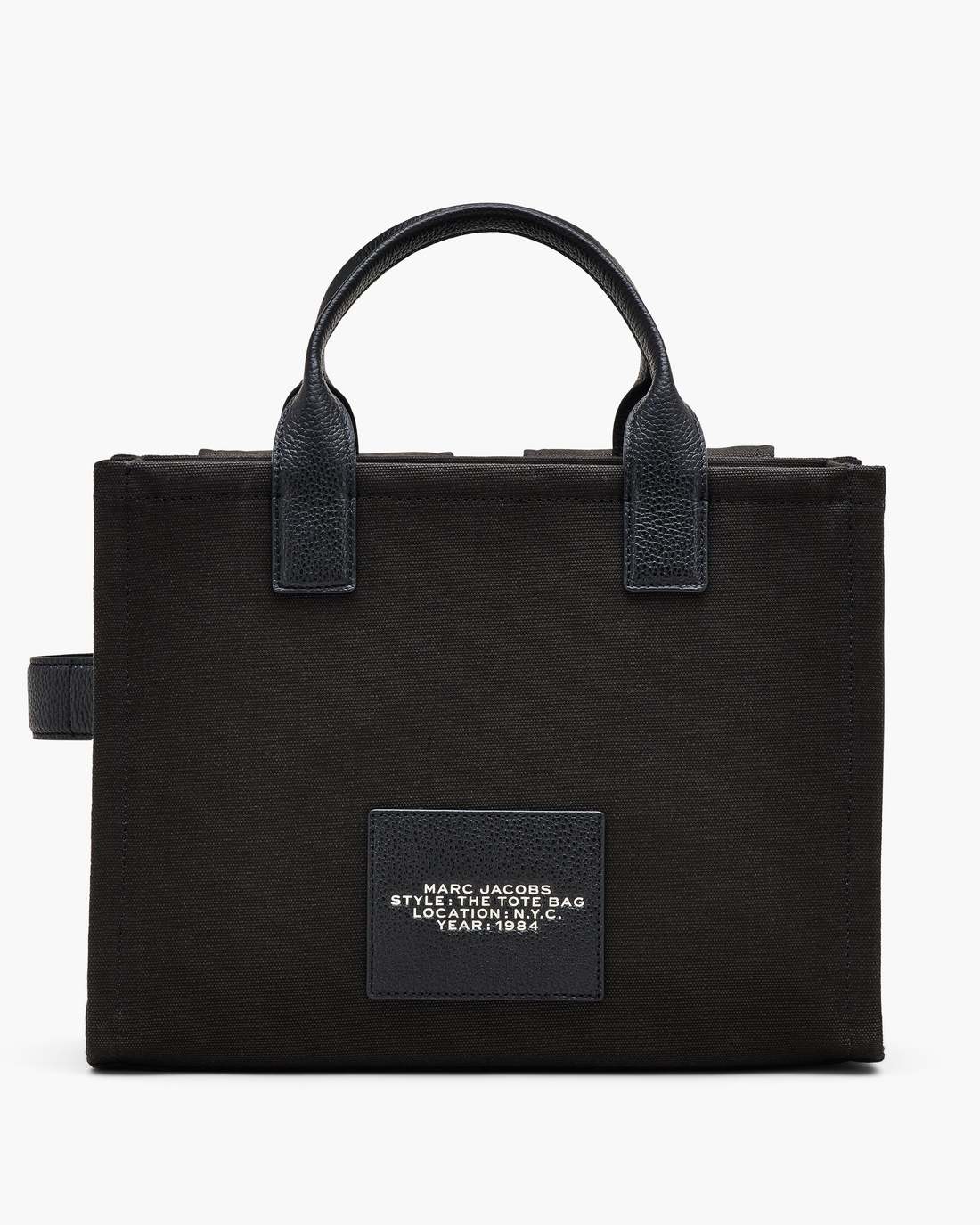 Marc Jacobs Signature - The Cargo Canvas Medium Tote Bag Black