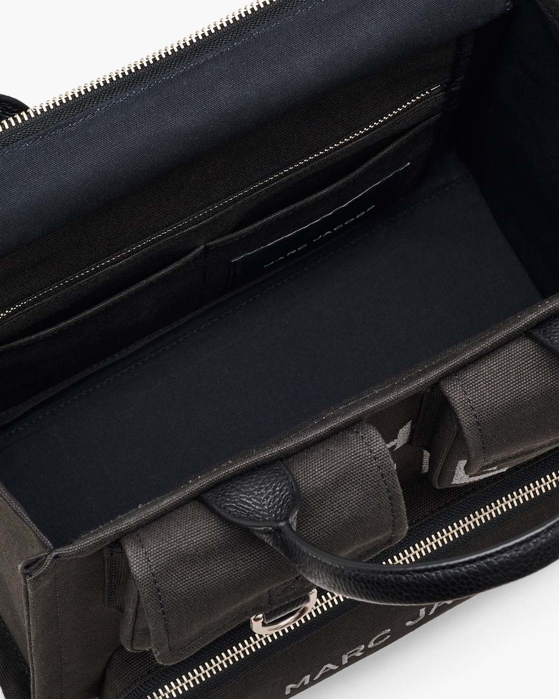 Marc Jacobs Signature - The Cargo Canvas Medium Tote Bag Black