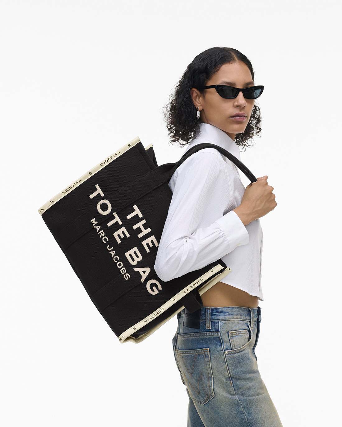 Marc Jacobs Latest - The Jacquard Large Tote Bag Black