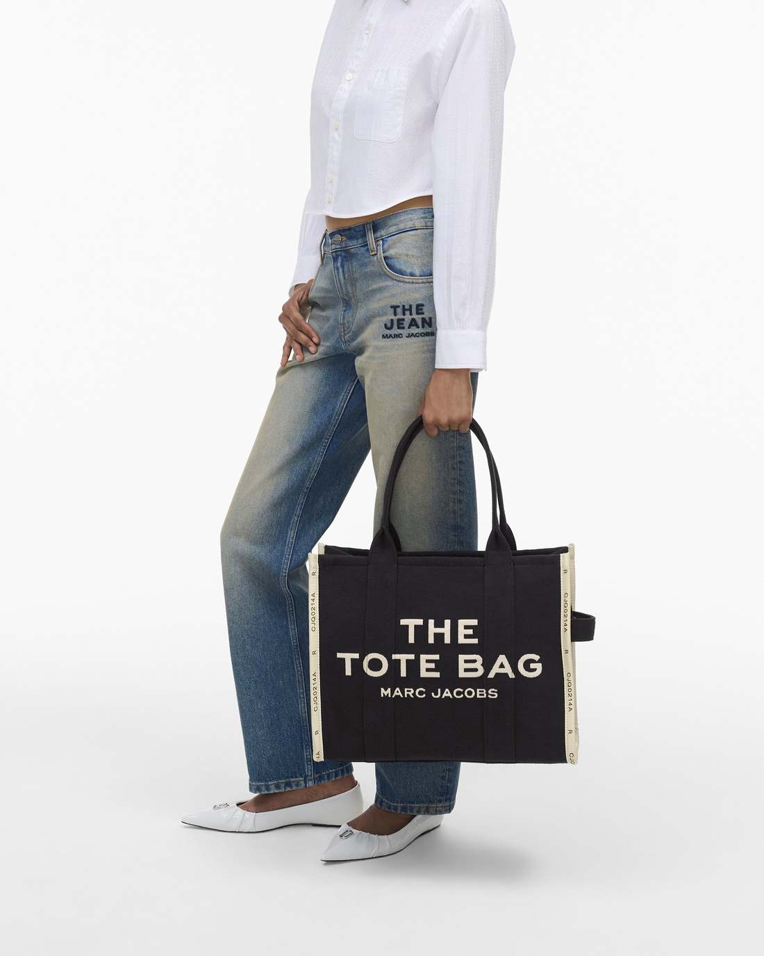 Marc Jacobs Latest - The Jacquard Large Tote Bag Black