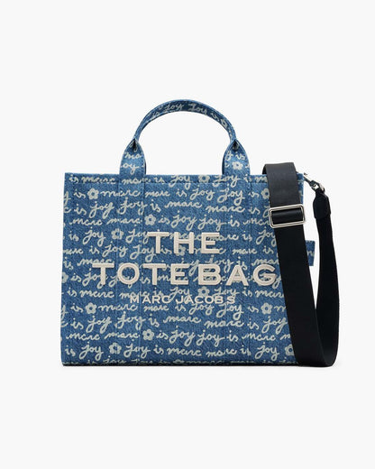 Marc Jacobs Featured - The Joy Denim Medium Tote Bag Indigo Multi