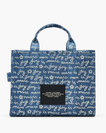 Marc Jacobs Featured - The Joy Denim Medium Tote Bag Indigo Multi