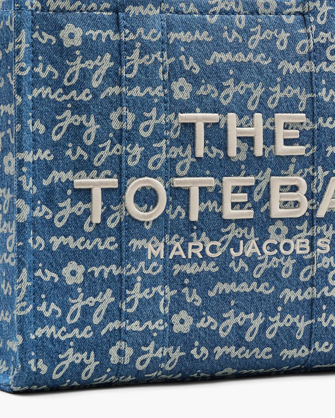 Marc Jacobs Featured - The Joy Denim Medium Tote Bag Indigo Multi