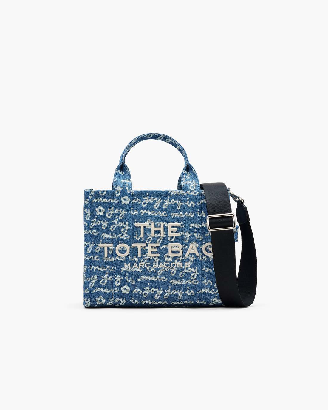 Marc Jacobs New - The Joy Denim Small Tote Bag Indigo Multi