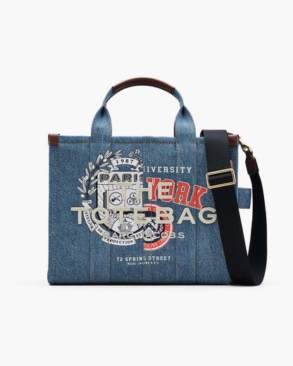 Marc Jacobs Best Seller - The A.P.C. X Marc Jacobs Denim Medium Tote Bag Washed Indigo