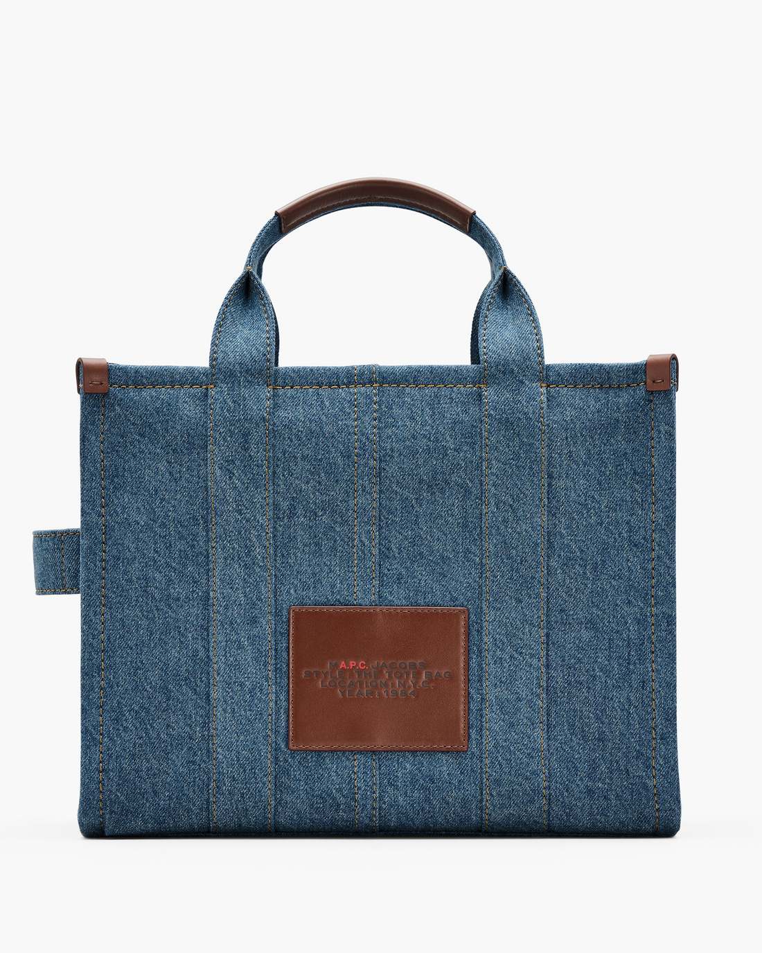 Marc Jacobs Best Seller - The A.P.C. X Marc Jacobs Denim Medium Tote Bag Washed Indigo