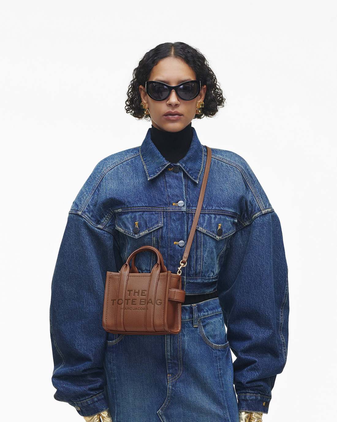 Marc Jacobs Recommended - The Leather Crossbody Tote Bag Argan Oil