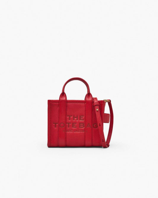 Marc Jacobs Best Seller - The Leather Crossbody Tote Bag True Red