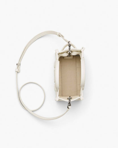 Marc Jacobs Trending - The Leather Crossbody Tote Bag Cotton/Silver