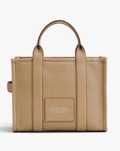Marc Jacobs Hot Sale - The Leather Medium Tote Bag Camel