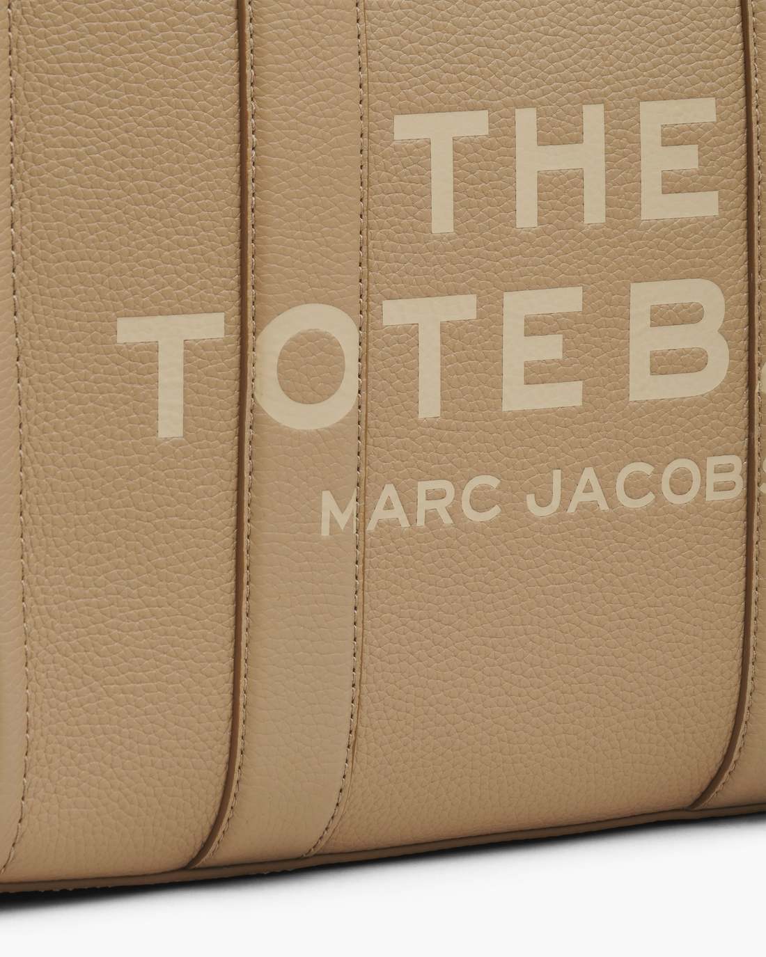 Marc Jacobs Hot Sale - The Leather Medium Tote Bag Camel