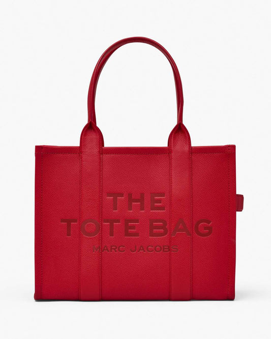 Marc Jacobs Trusted - The Leather Large Tote Bag True Red