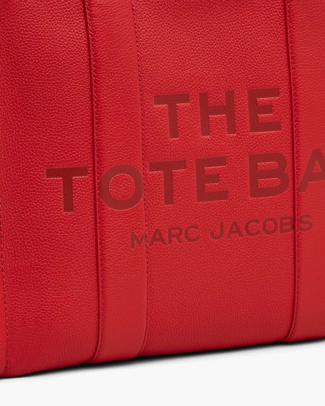 Marc Jacobs Trusted - The Leather Large Tote Bag True Red