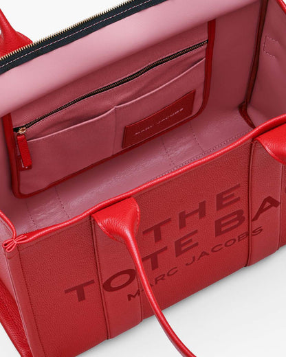 Marc Jacobs Trusted - The Leather Large Tote Bag True Red