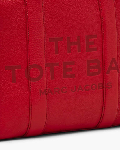 Marc Jacobs Great Value - The Leather Medium Tote Bag True Red