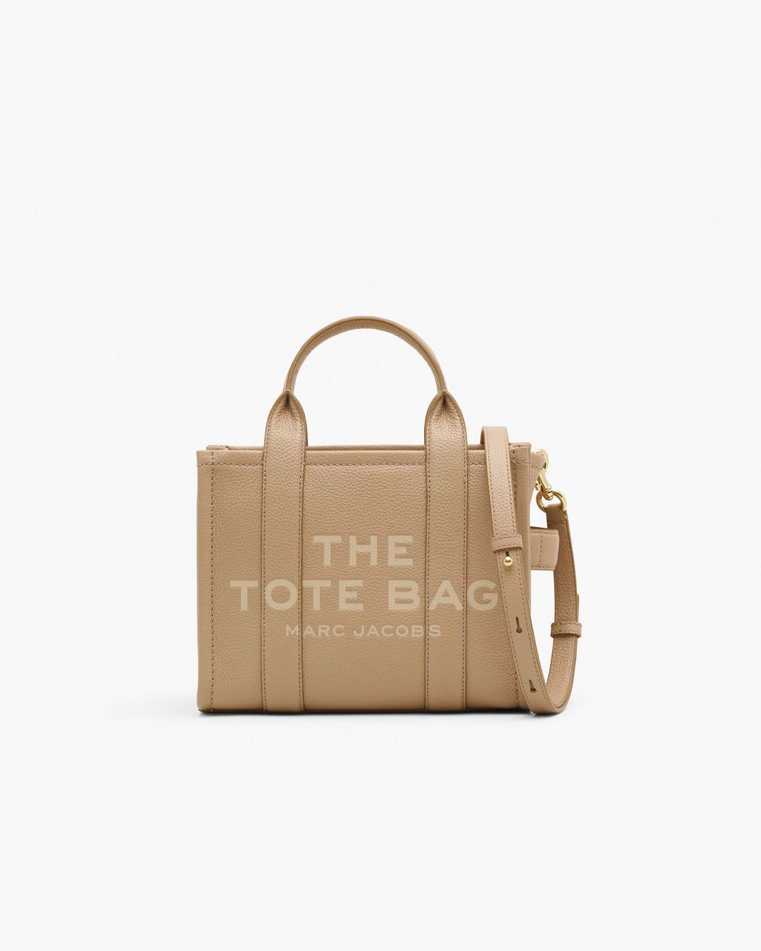 Marc Jacobs New - The Leather Small Tote Bag Camel