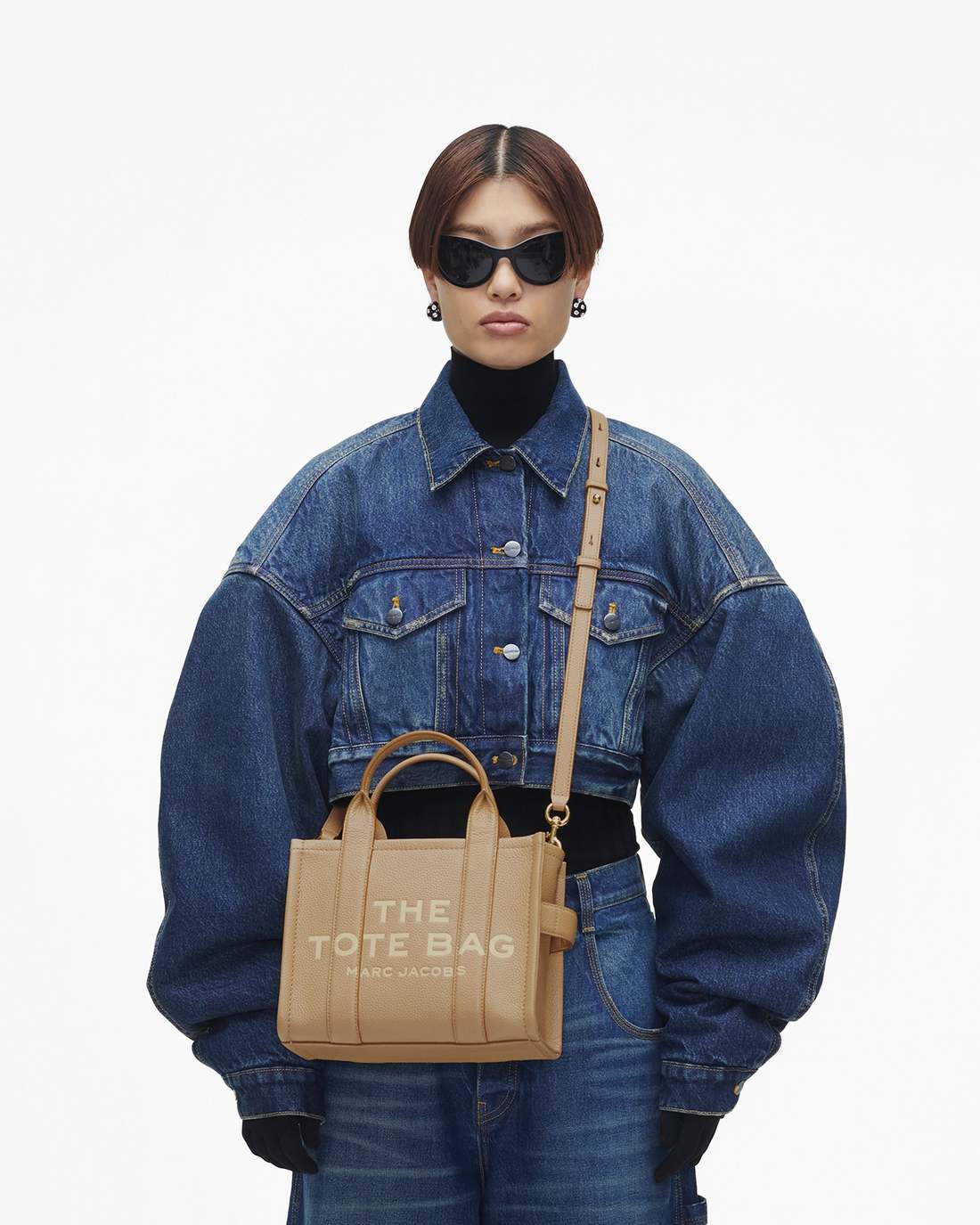 Marc Jacobs New - The Leather Small Tote Bag Camel
