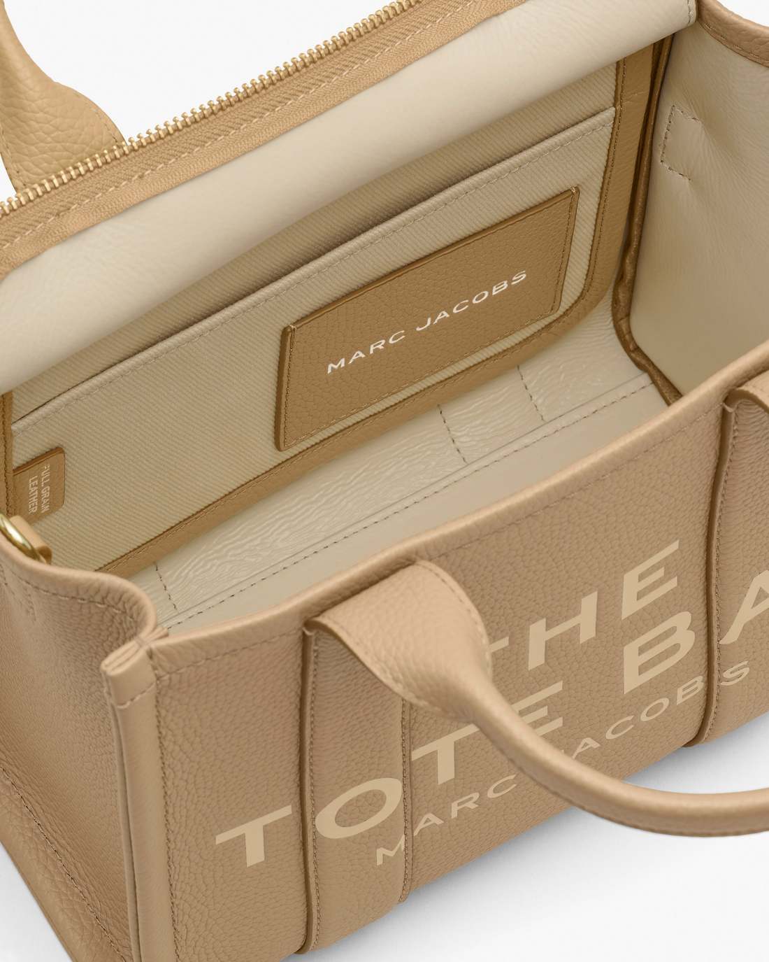 Marc Jacobs New - The Leather Small Tote Bag Camel