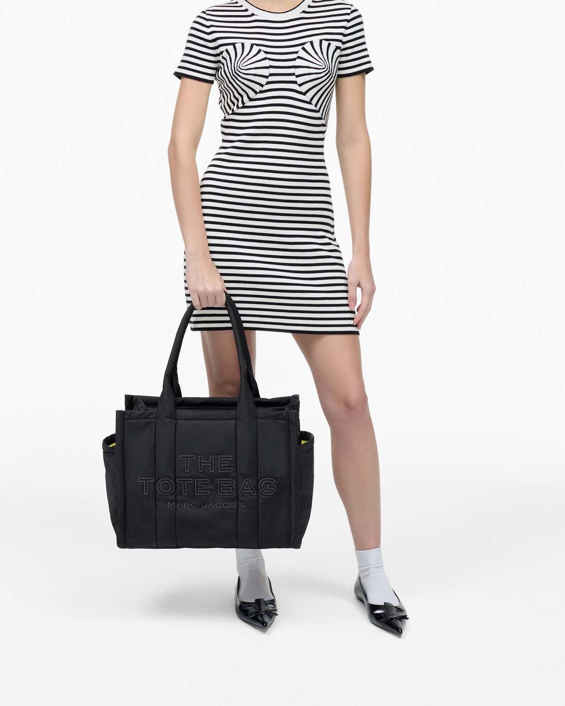 Marc Jacobs Trending - The Puffy Nylon Large Tote Bag Black