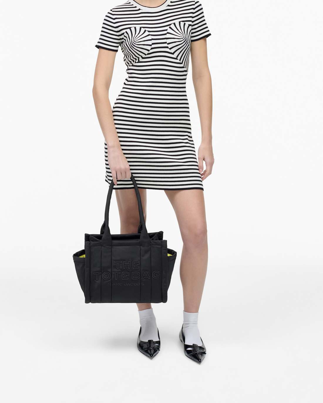 Marc Jacobs Smart Buy - The Puffy Nylon Medium Tote Bag Black