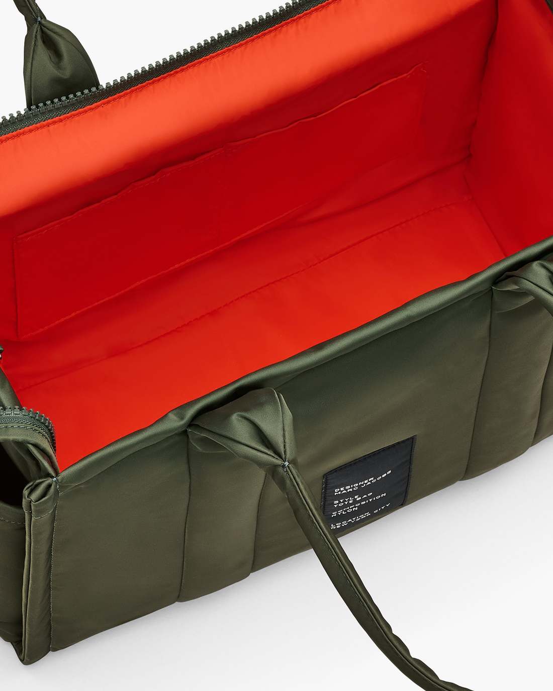 Marc Jacobs Discount - The Puffy Nylon Large Tote Bag Army Green