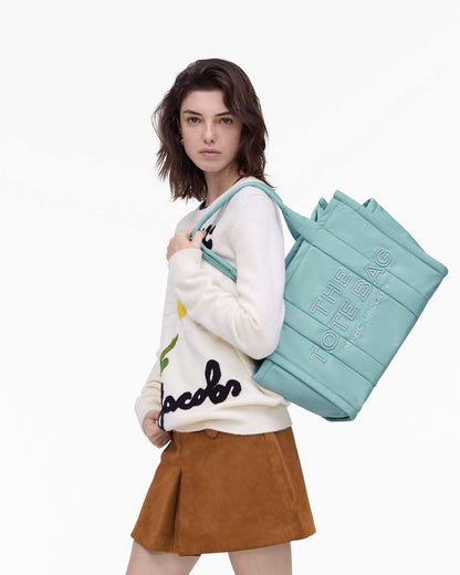 Marc Jacobs Trending - The Puffy Nylon Large Tote Bag Sky Blue
