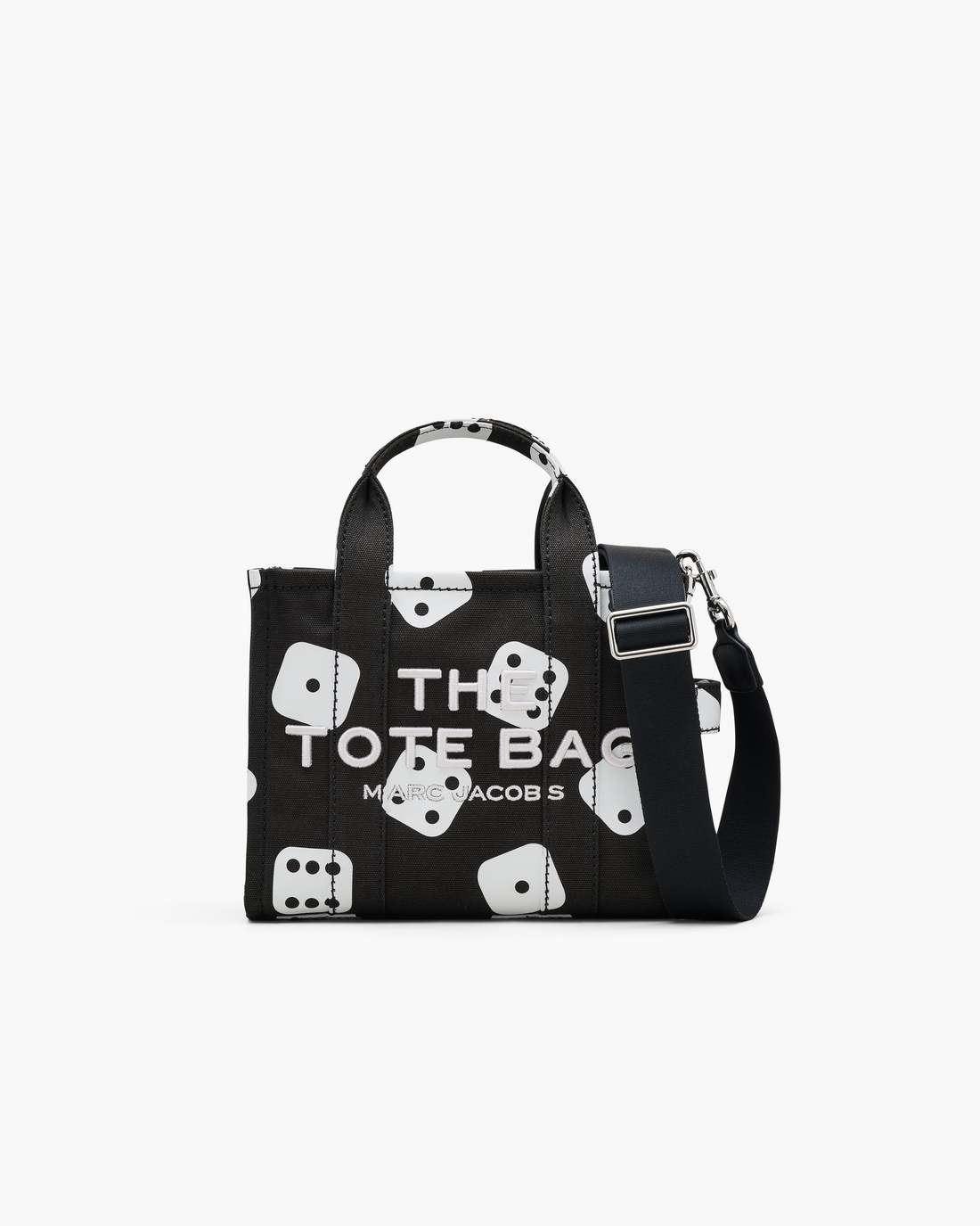 Marc Jacobs Popular - Derrick Adams X Marc Jacobs Canvas Small Tote Bag Black/White