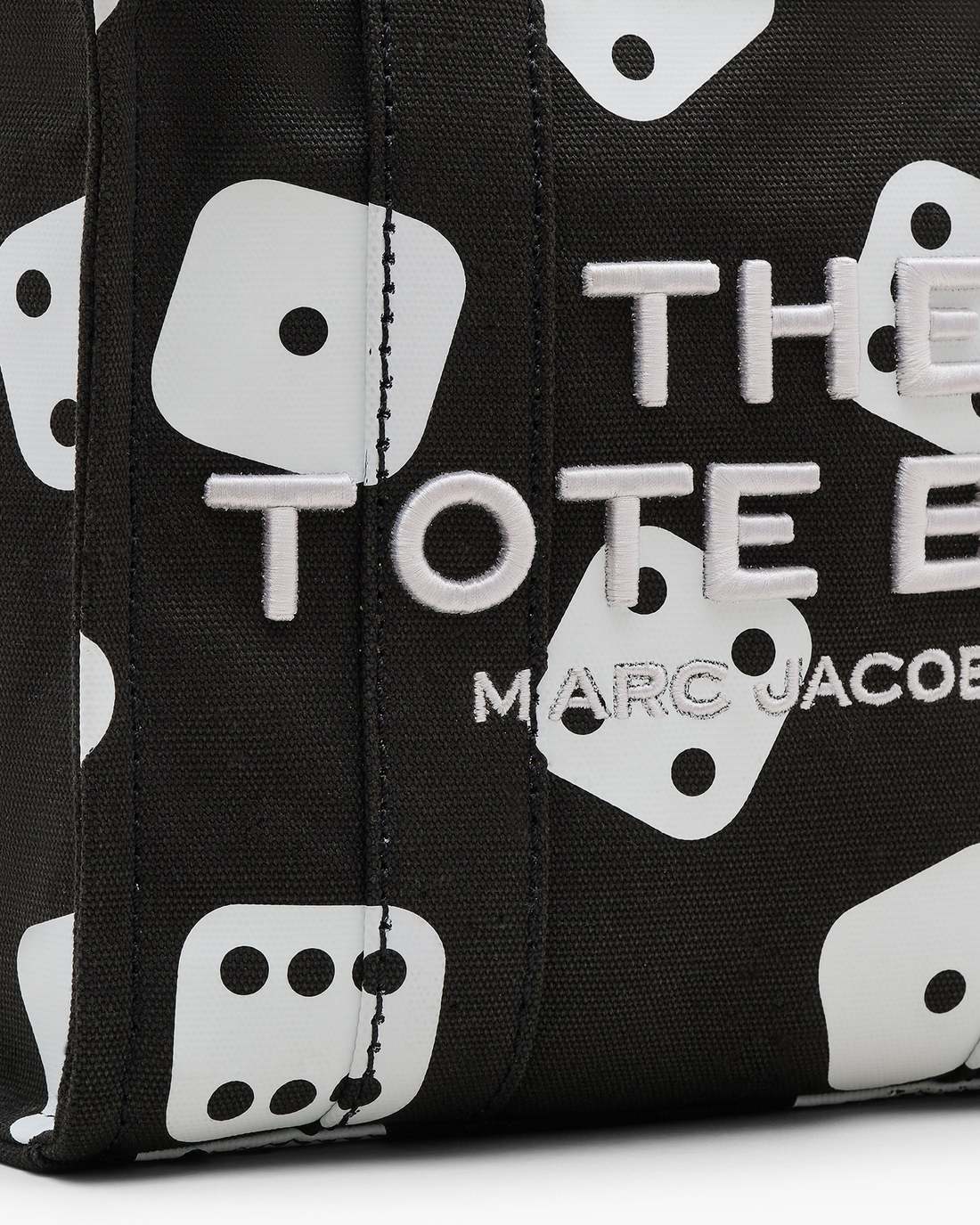 Marc Jacobs Popular - Derrick Adams X Marc Jacobs Canvas Small Tote Bag Black/White