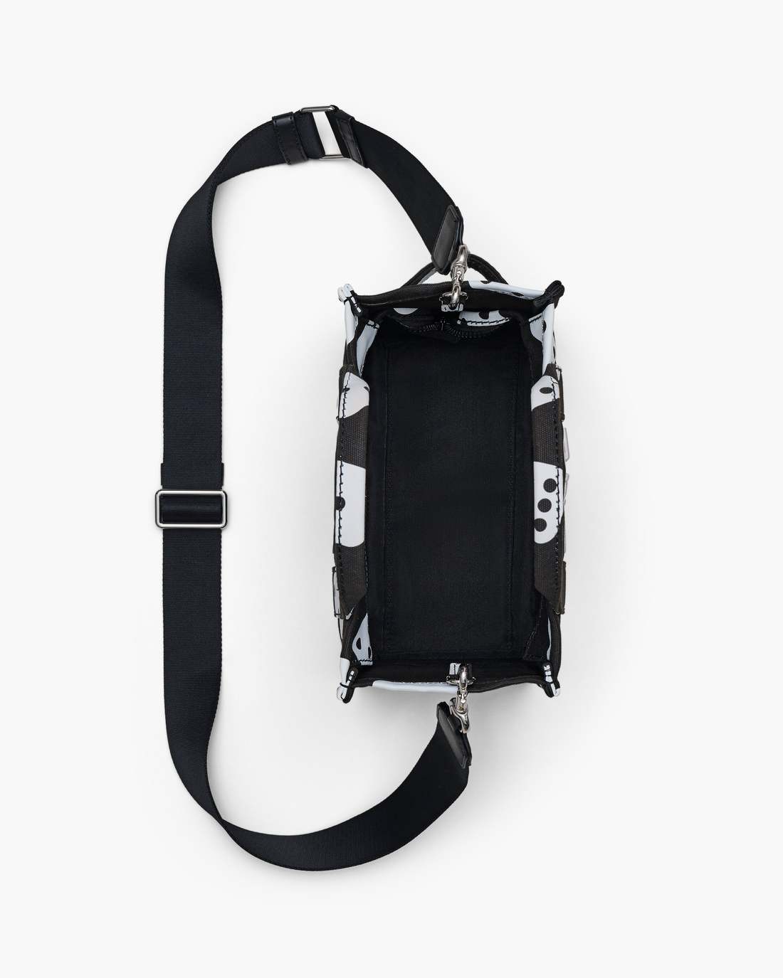 Marc Jacobs Popular - Derrick Adams X Marc Jacobs Canvas Small Tote Bag Black/White