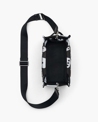 Marc Jacobs Popular - Derrick Adams X Marc Jacobs Canvas Small Tote Bag Black/White