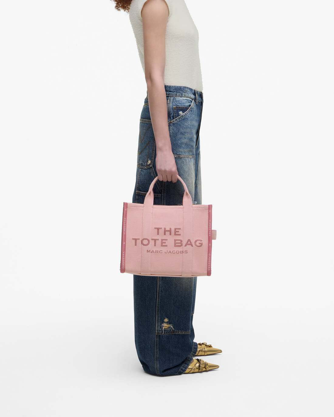 Marc Jacobs New - The Jacquard Medium Tote Bag Rose