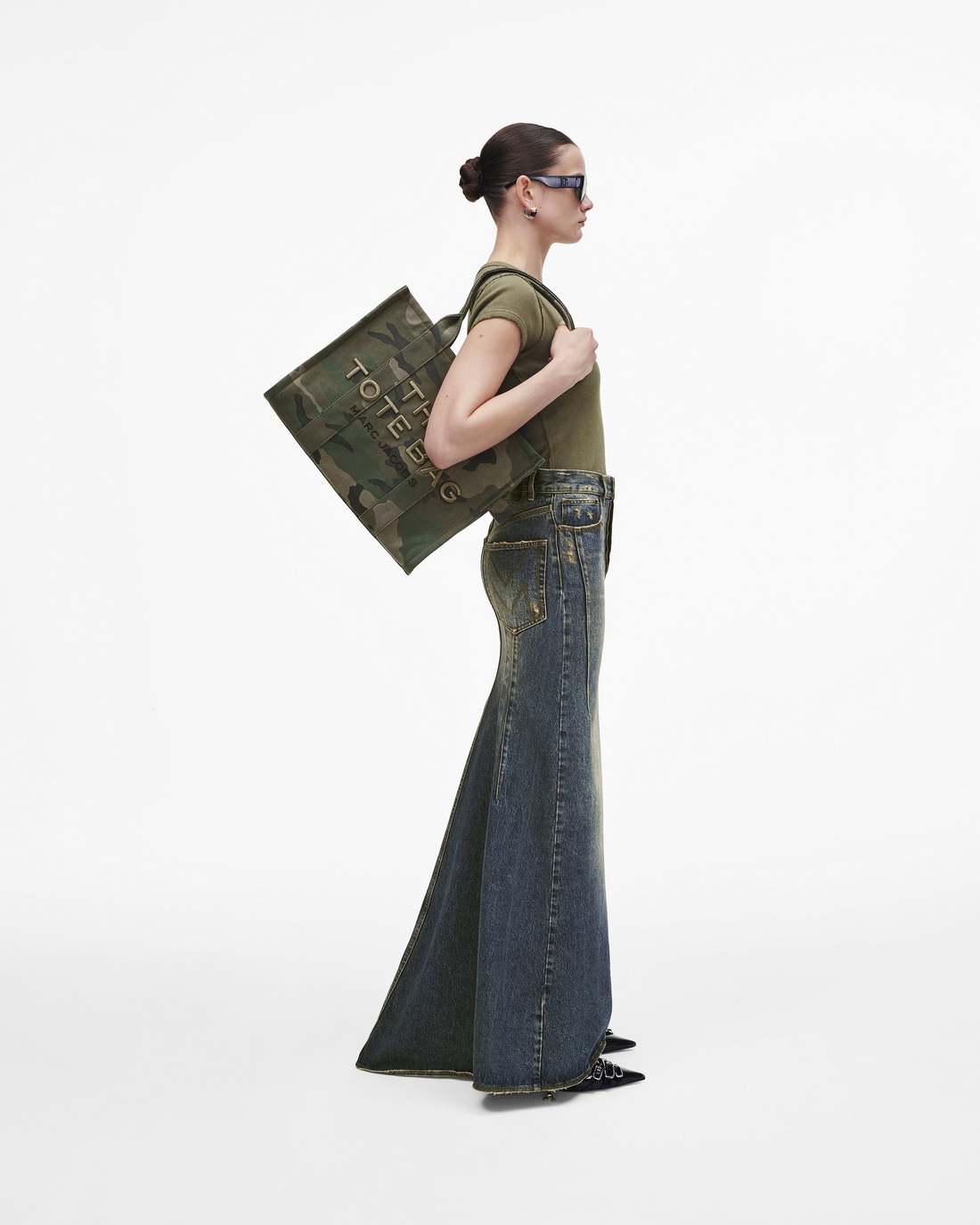 Marc Jacobs Everyday - The Camo Jacquard Large Tote Bag Camo Multi