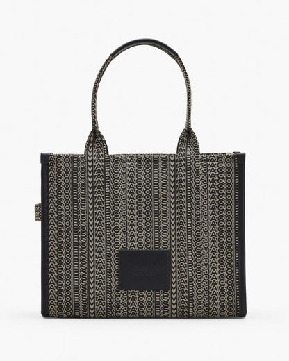 Marc Jacobs Smart Buy - The Monogram Jacquard Large Tote Bag Beige Multi