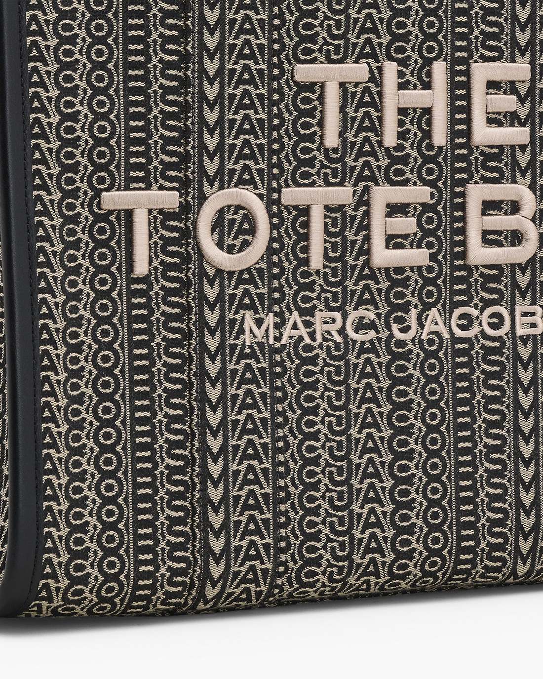 Marc Jacobs Smart Buy - The Monogram Jacquard Large Tote Bag Beige Multi