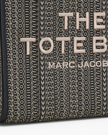 Marc Jacobs Smart Buy - The Monogram Jacquard Large Tote Bag Beige Multi