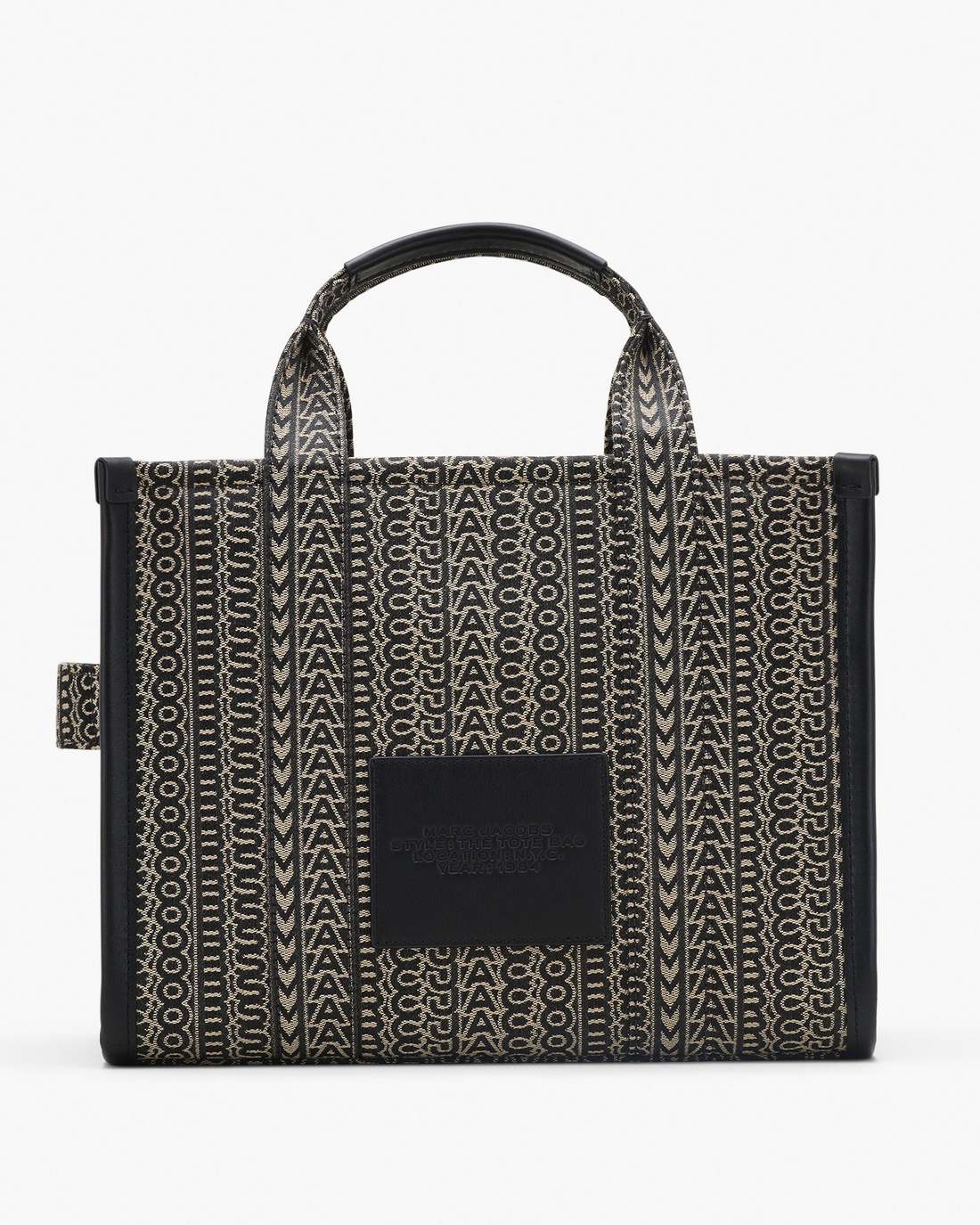 Marc Jacobs Trusted - The Monogram Jacquard Medium Tote Bag Beige Multi