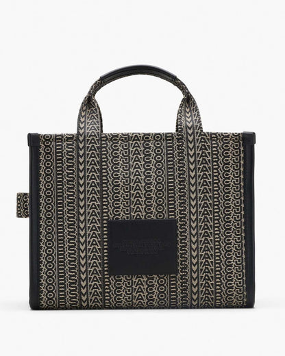 Marc Jacobs Trusted - The Monogram Jacquard Medium Tote Bag Beige Multi