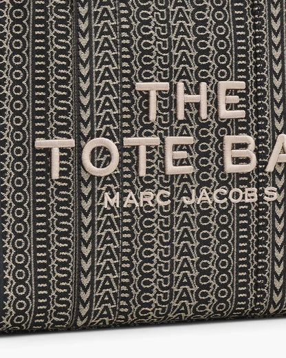 Marc Jacobs Trusted - The Monogram Jacquard Medium Tote Bag Beige Multi