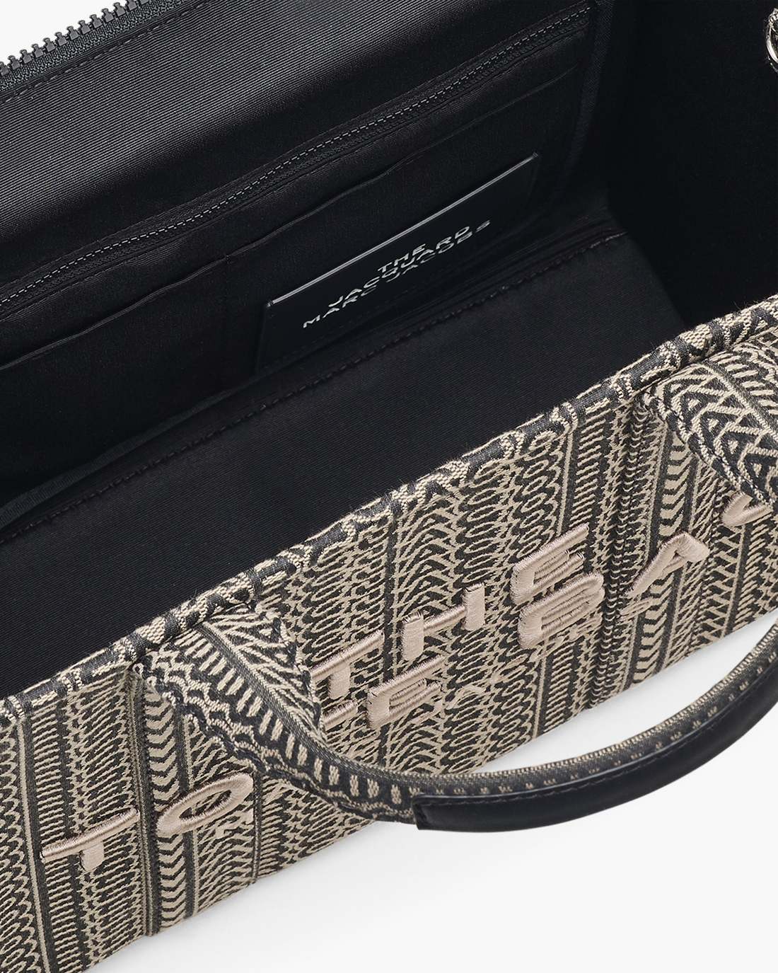 Marc Jacobs Trusted - The Monogram Jacquard Medium Tote Bag Beige Multi