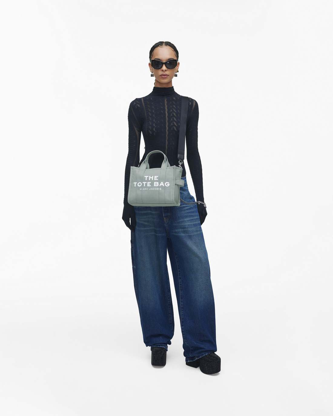 Marc Jacobs Best Seller - The Canvas Small Tote Bag Wolf Grey