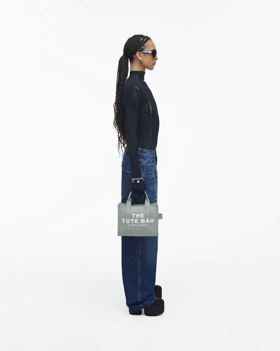 Marc Jacobs Best Seller - The Canvas Small Tote Bag Wolf Grey