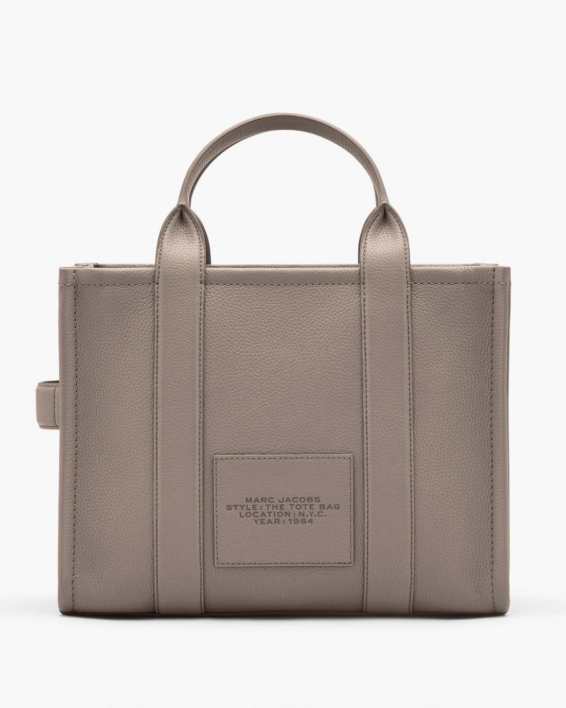 Marc Jacobs Featured - The Leather Medium Tote Bag Cement