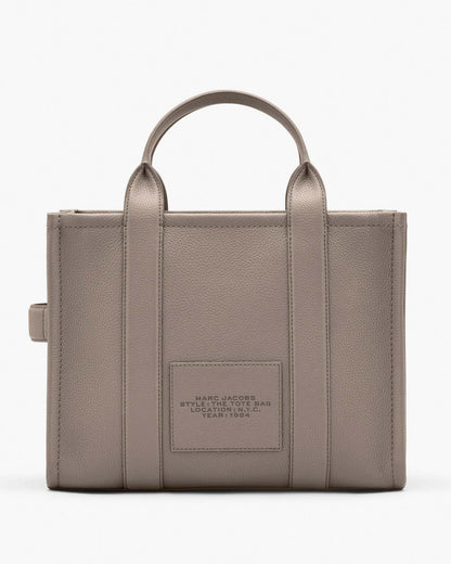 Marc Jacobs Featured - The Leather Medium Tote Bag Cement