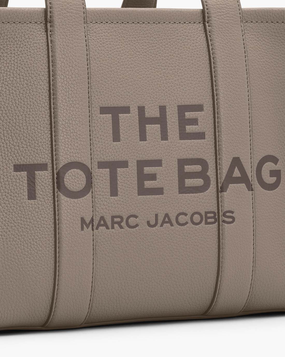 Marc Jacobs Featured - The Leather Medium Tote Bag Cement