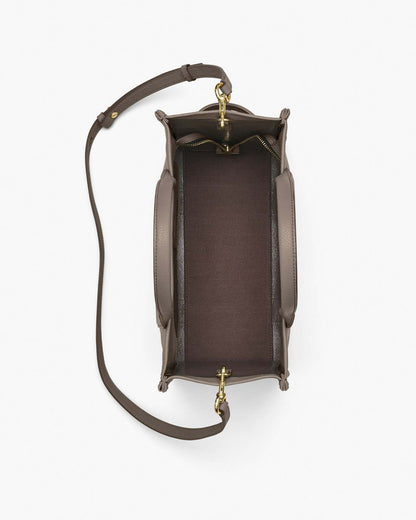 Marc Jacobs Featured - The Leather Medium Tote Bag Cement